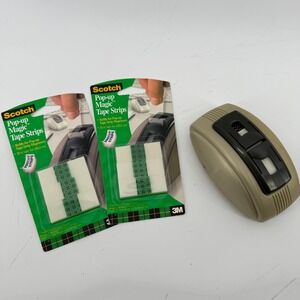 3M‎ Scotch Pop Up Magic Tape Strip Desktop Dispenser Hand Strap 750 Tape Strip